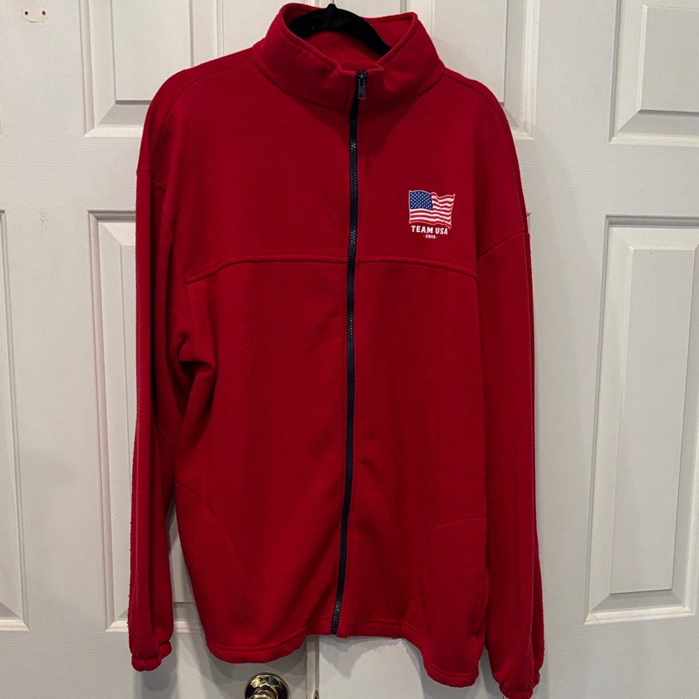 Team USA 2015 Red Fleece Jacket